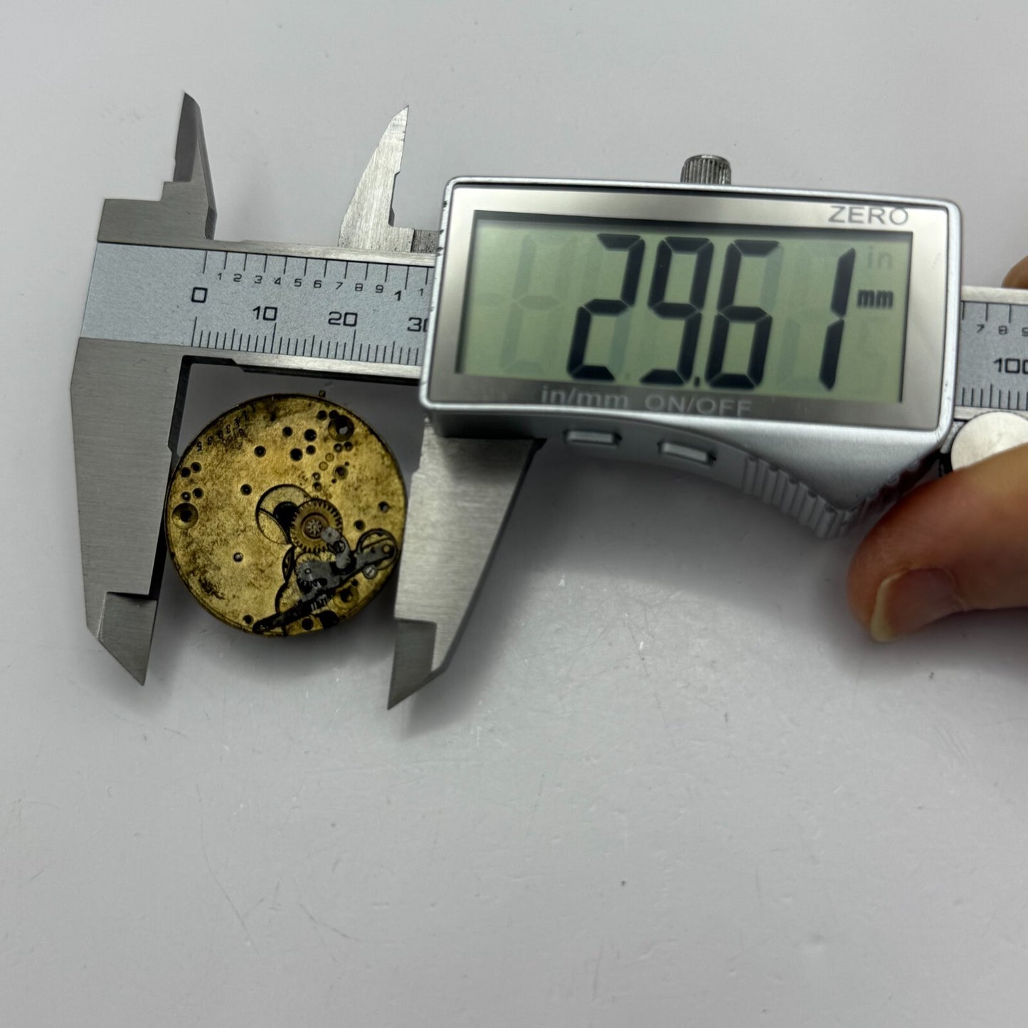 29.6mm Antique Omega 8760 Artis Manual Wind Watch Movement PARTS REPAIR