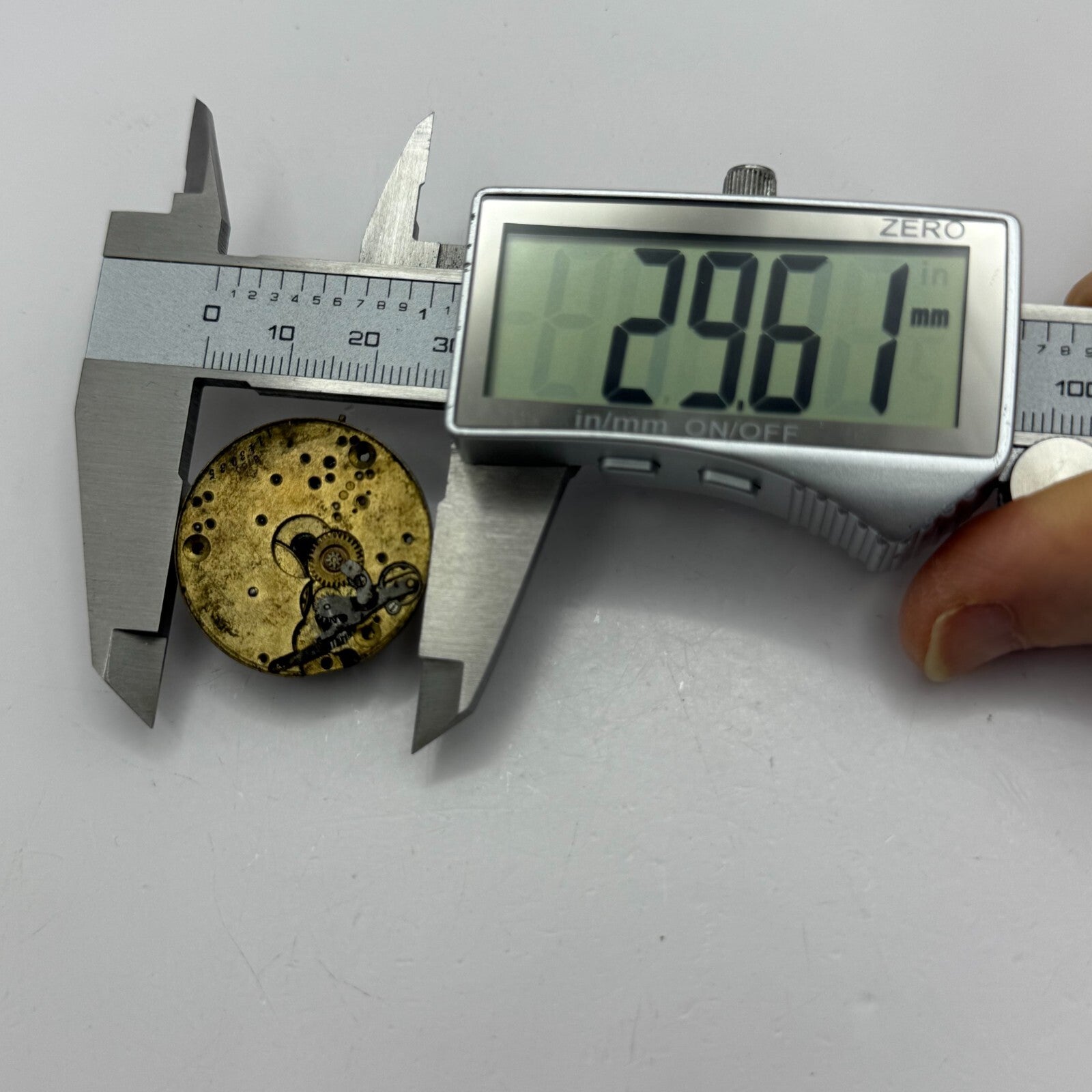 29.6mm Antique Omega 8760 Artis Manual Wind Watch Movement PARTS REPAIR