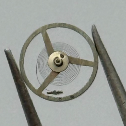 AS 1677 Balance Wheel Complete And Spring 5 1/2’’’ 1417 M Watch Movement Parts