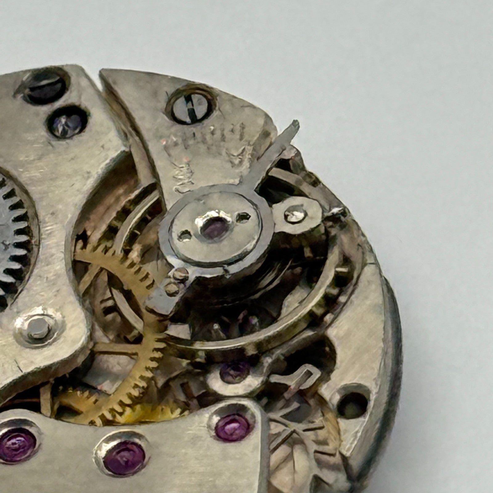 Lanco 15 Rubis Watch Movement Manual Wind Vintage Swiss Parts Repair 19.7mm