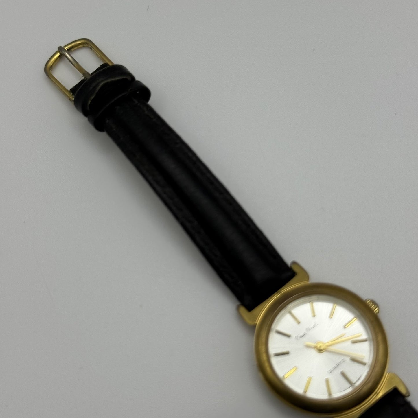 Working Ladies Pierre Nicol Gold Plated 24mm Quartz Watch New Battery Adjustable
