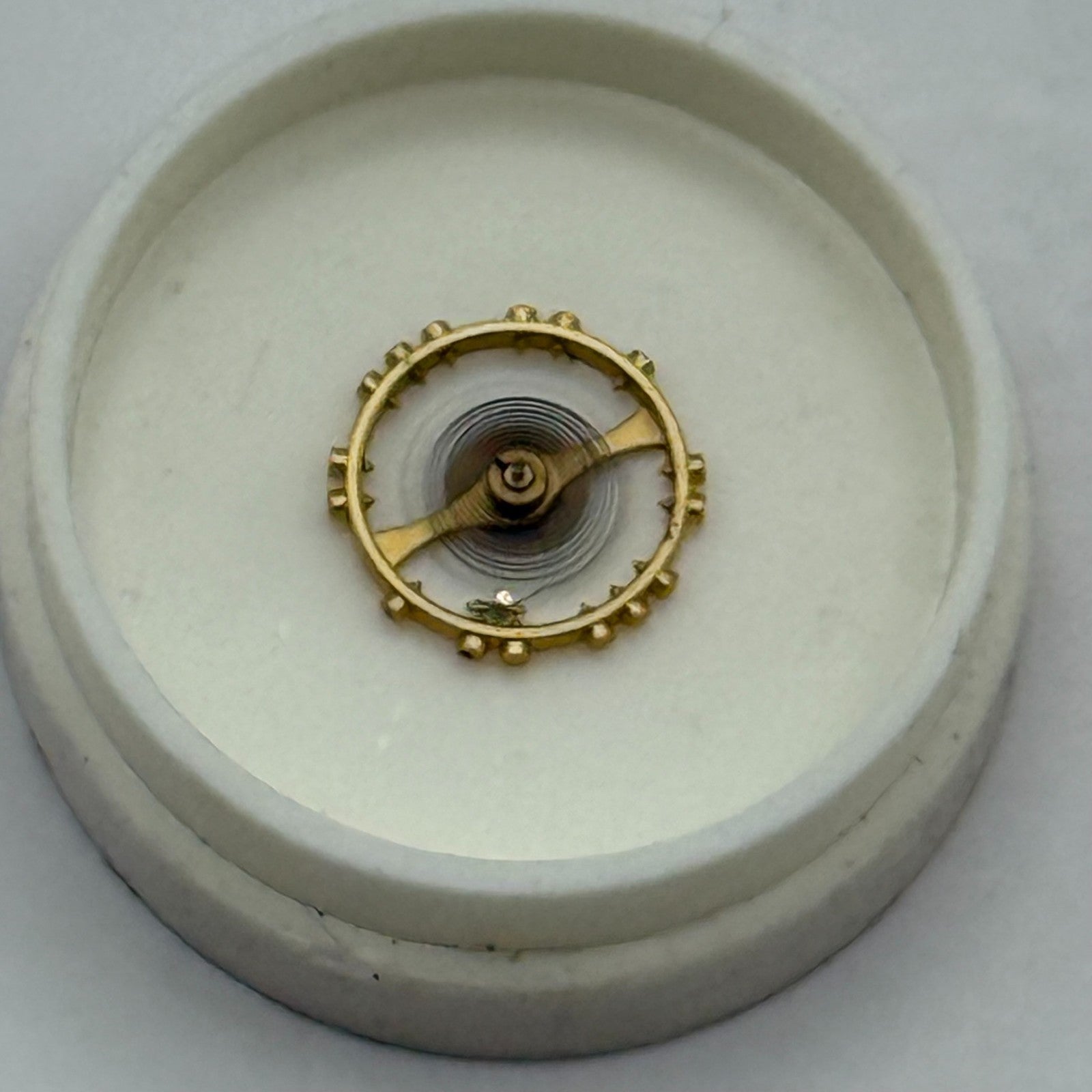 AS 976, 1012 Balance Wheel Complete And Spring 532 M Watch Movement Parts NOS