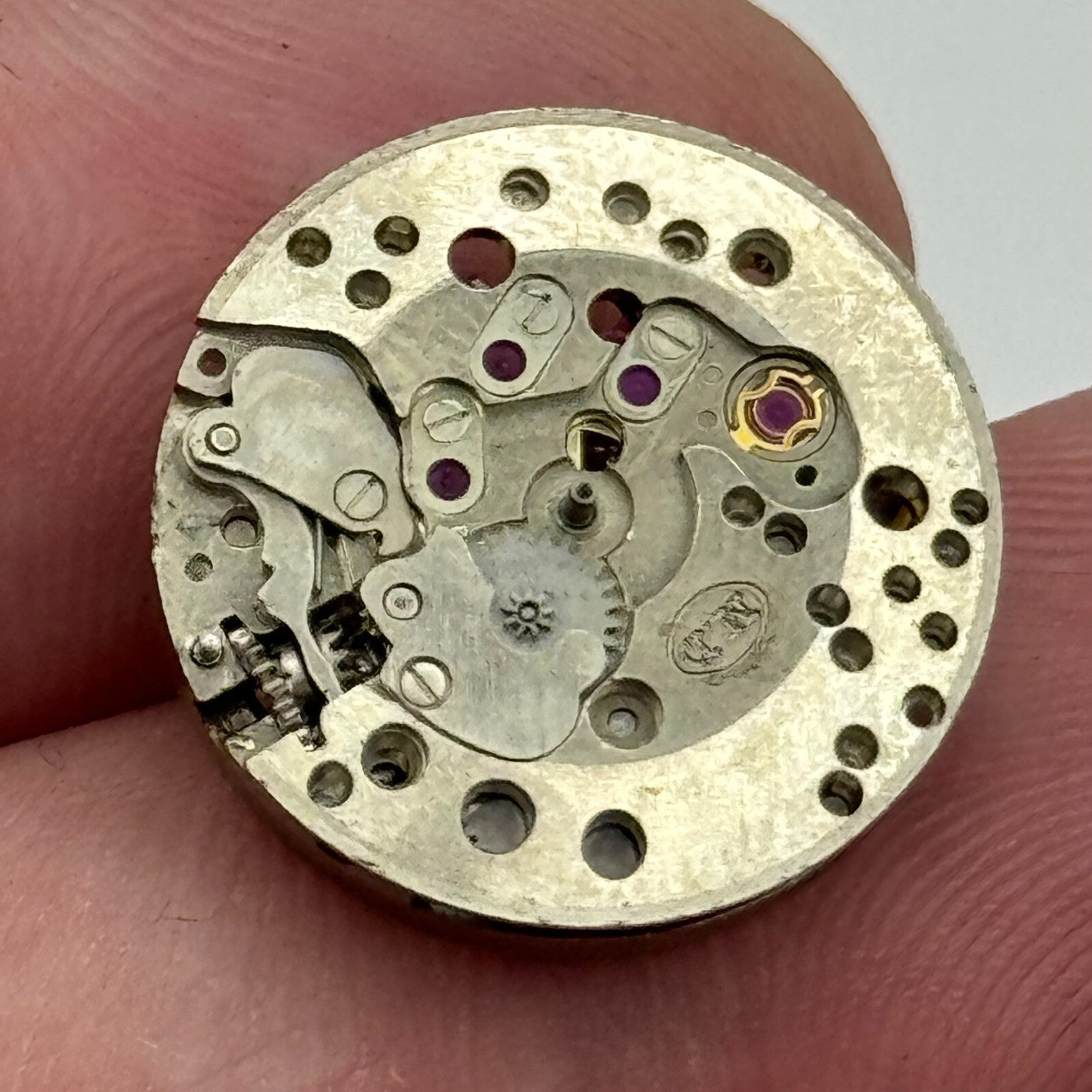 17.4mm Rotary AS 1537 Good Balance Manual Wind 21 Jewels Watch Movement PARTS