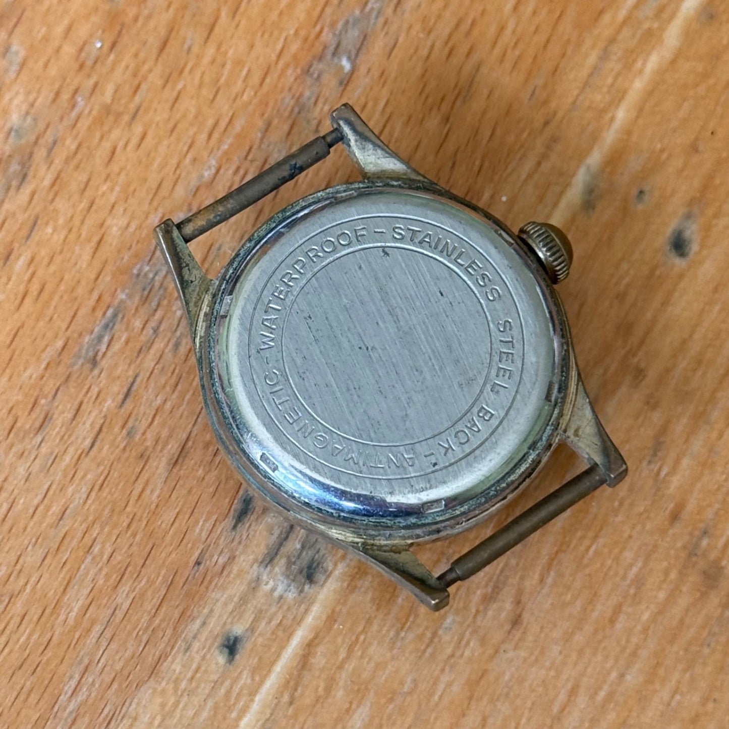 32mm Vintage Mortima 25 Jewels Unbreakable Spring Manual Wind Swiss Watch PARTS