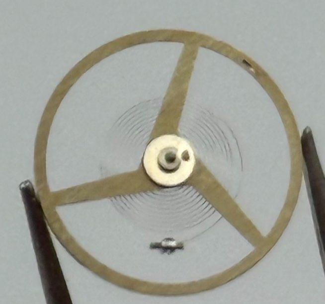 AS 1900 1906 Balance Wheel Complete And Spring 1577 M Watch Movement Parts NOS