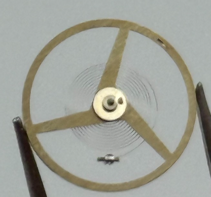 AS 1900 1906 Balance Wheel Complete And Spring 1577 M Watch Movement Parts NOS