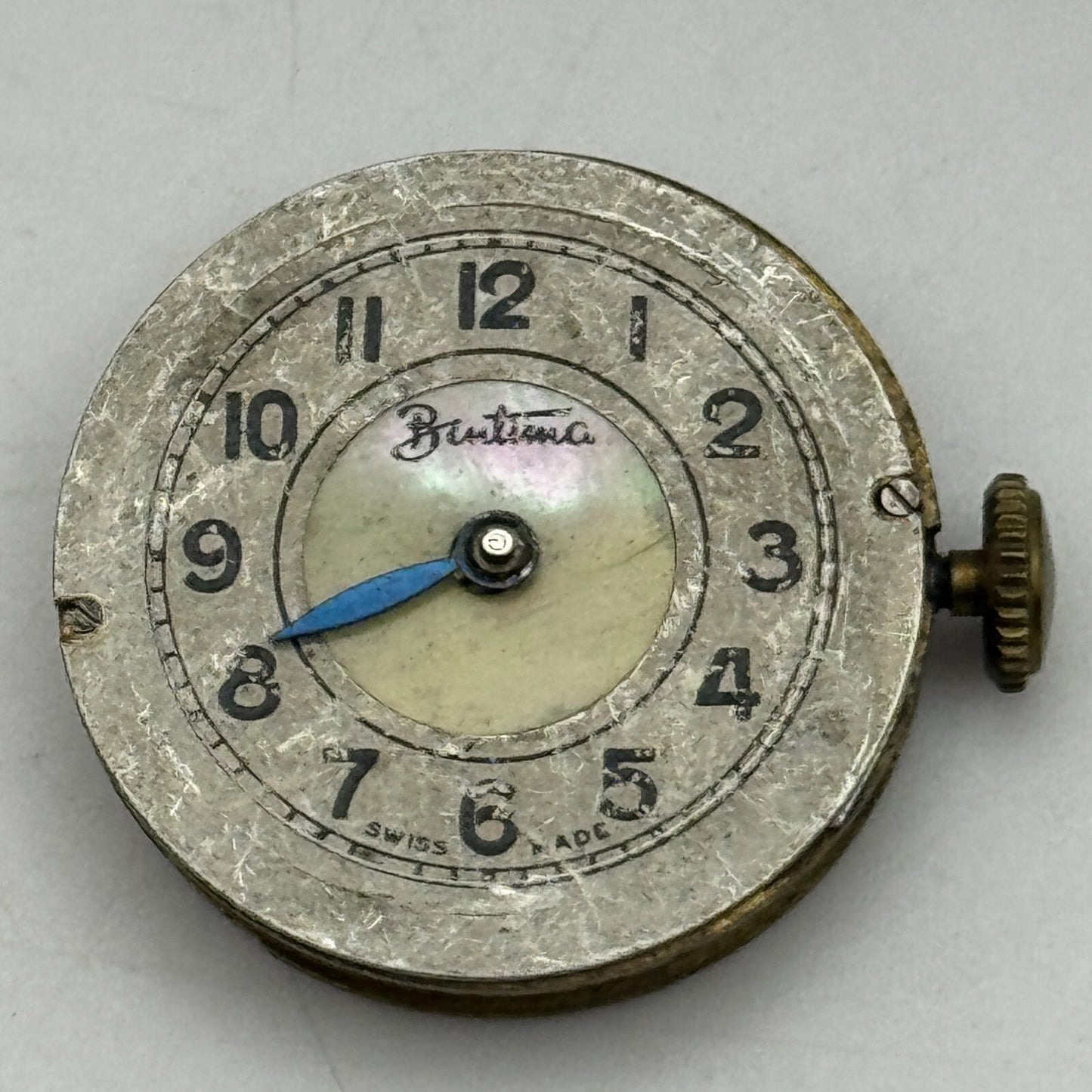 23.7mm Oris Cal 158 Bentima Mother Of Pearl Manual Wind Swiss Watch Movement