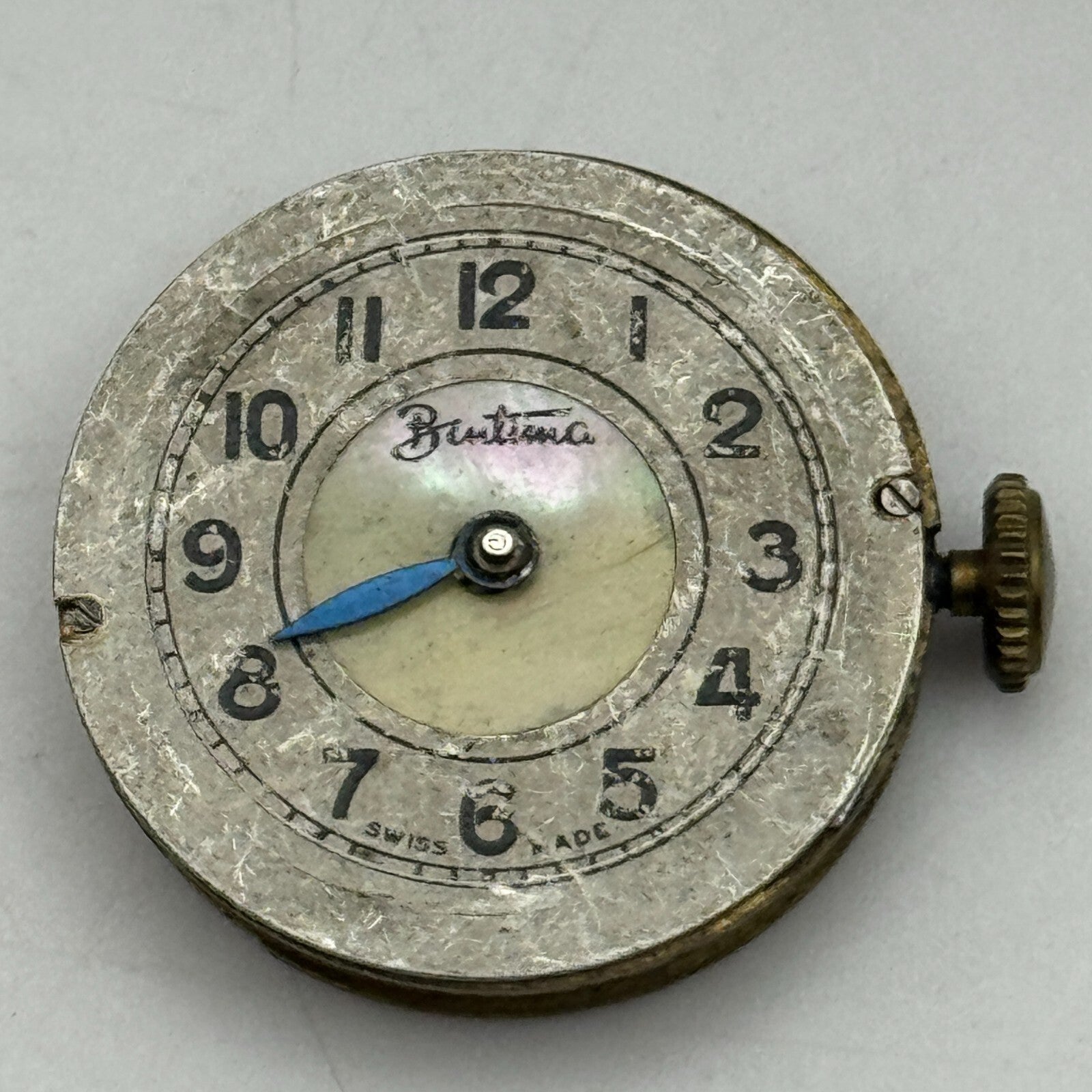 23.7mm Oris Cal 158 Bentima Mother Of Pearl Manual Wind Swiss Watch Movement