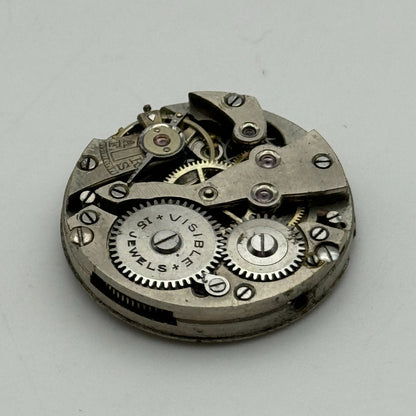 23.6mm Visible Patent 51489 FHF Manual Wind Watch Movement Swiss Vintage PARTS