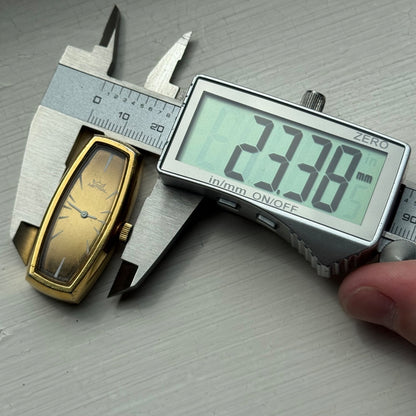 20mm Vintage Astral Rectangle Ronda RL 5101 Manual Wind Watch PARTS / REPAIR