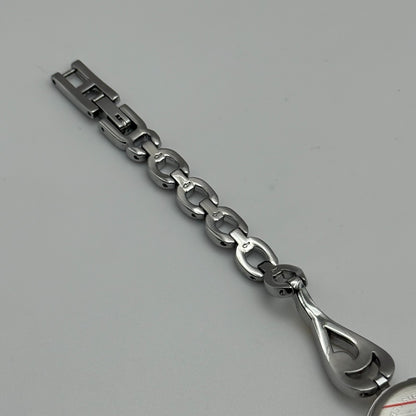 22mm Working Ladies Sekonda Two Tone Jewelled Quartz Japan Watch 6.75 Inches