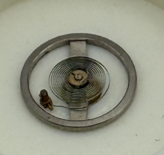 Brac 2051 Balance Wheel Complete And Spring  5¼’’’ 69 M Watch Movement Parts NOS