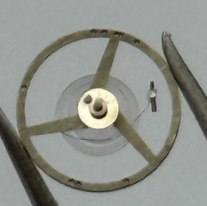 AS 976 1012 Balance Wheel Complete And Spring  29 M Watch Movement Parts NOS