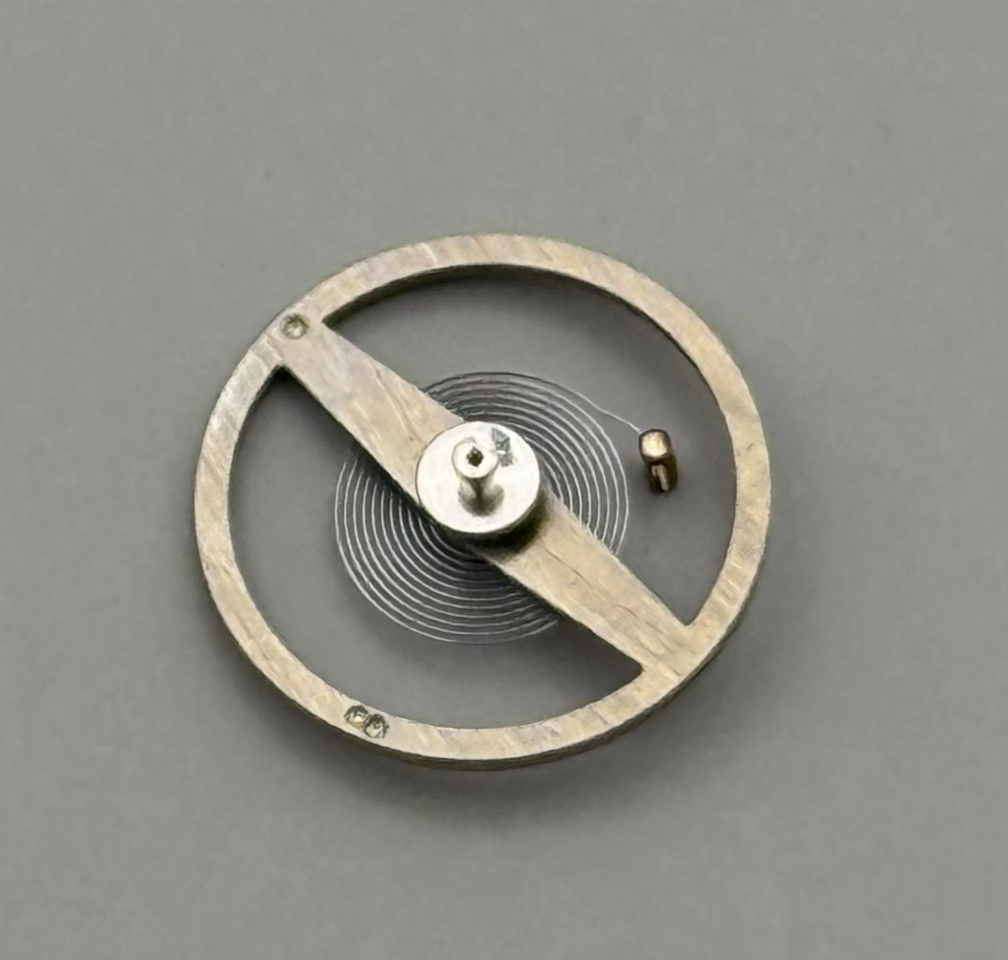 Oris 461 Balance Wheel Complete And Spring  10½’’’ 38 Watch Movement Parts NOS