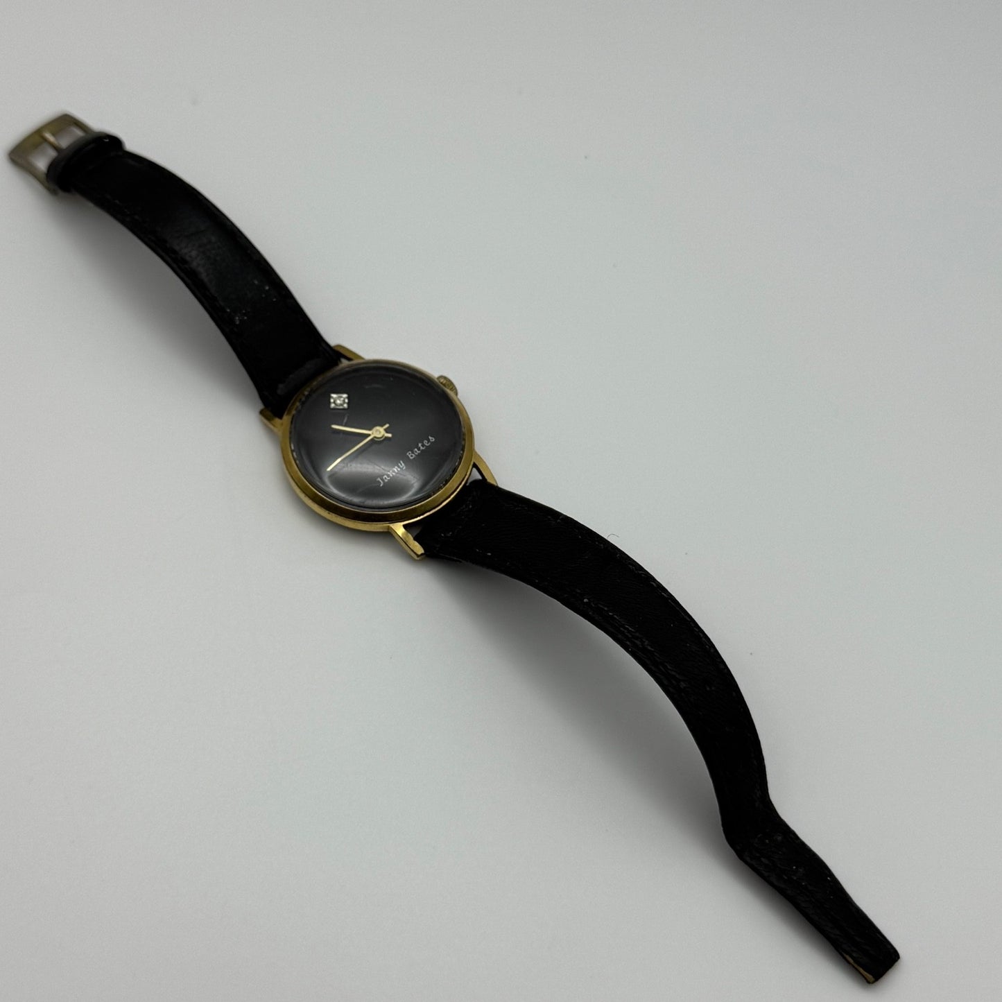 28mm Jenny Bates Swiss Gold Plated Vintage Manual Wind Watch PARTS / REPAIR