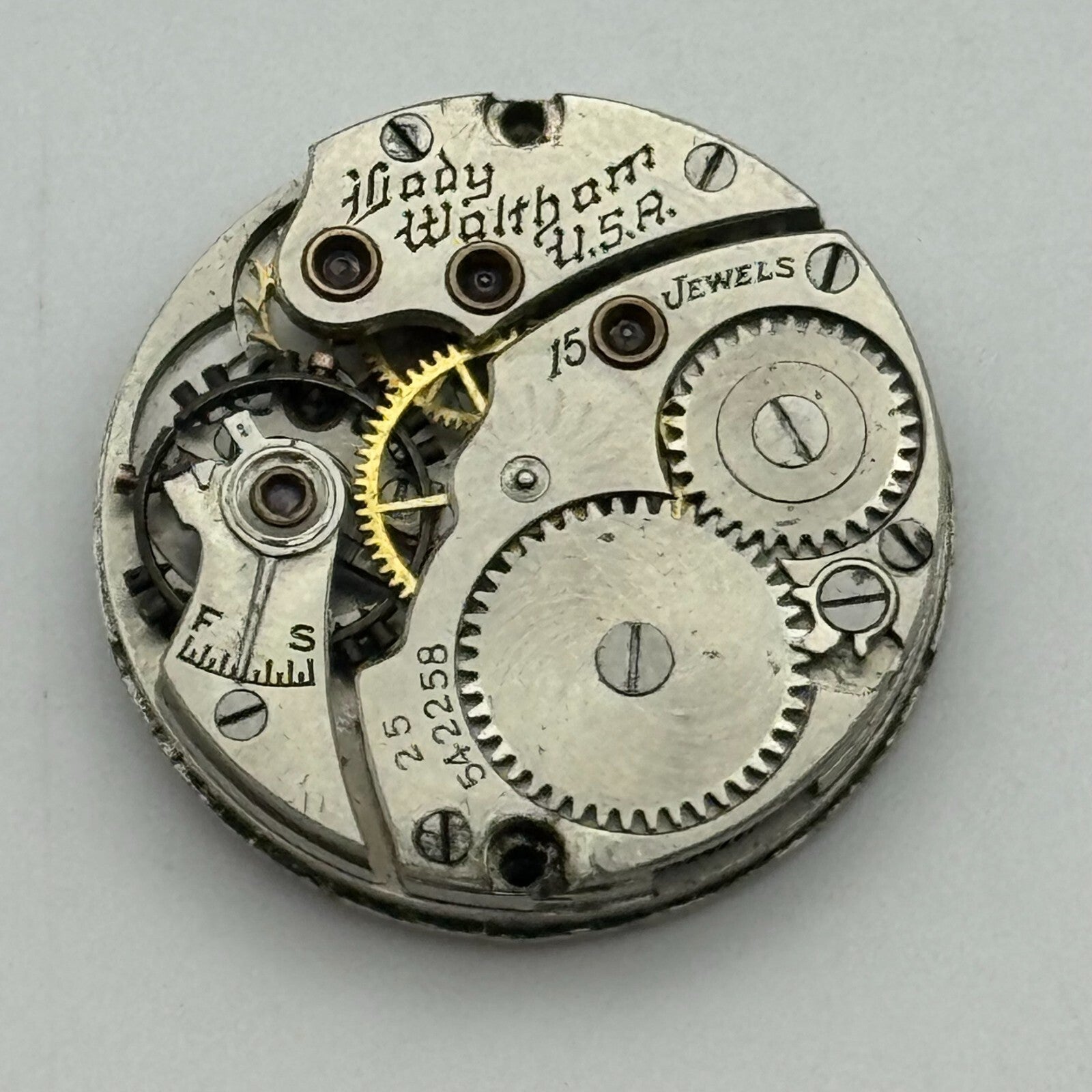 10L Antique Lady Waltham Model L-10 American USA Watch Movement PARTS SPARES