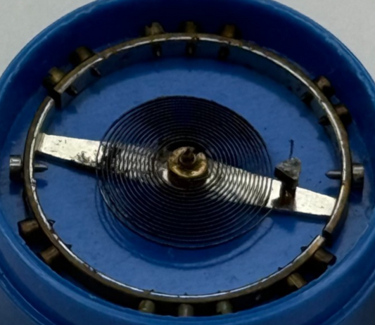 Longines 37-9 Balance Wheel Complete And Spring 1013 Watch Movement Parts NOS