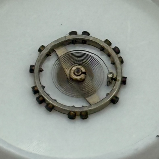 AS 976 1012 Balance Wheel Complete And Spring  29 M Watch Movement Parts NOS