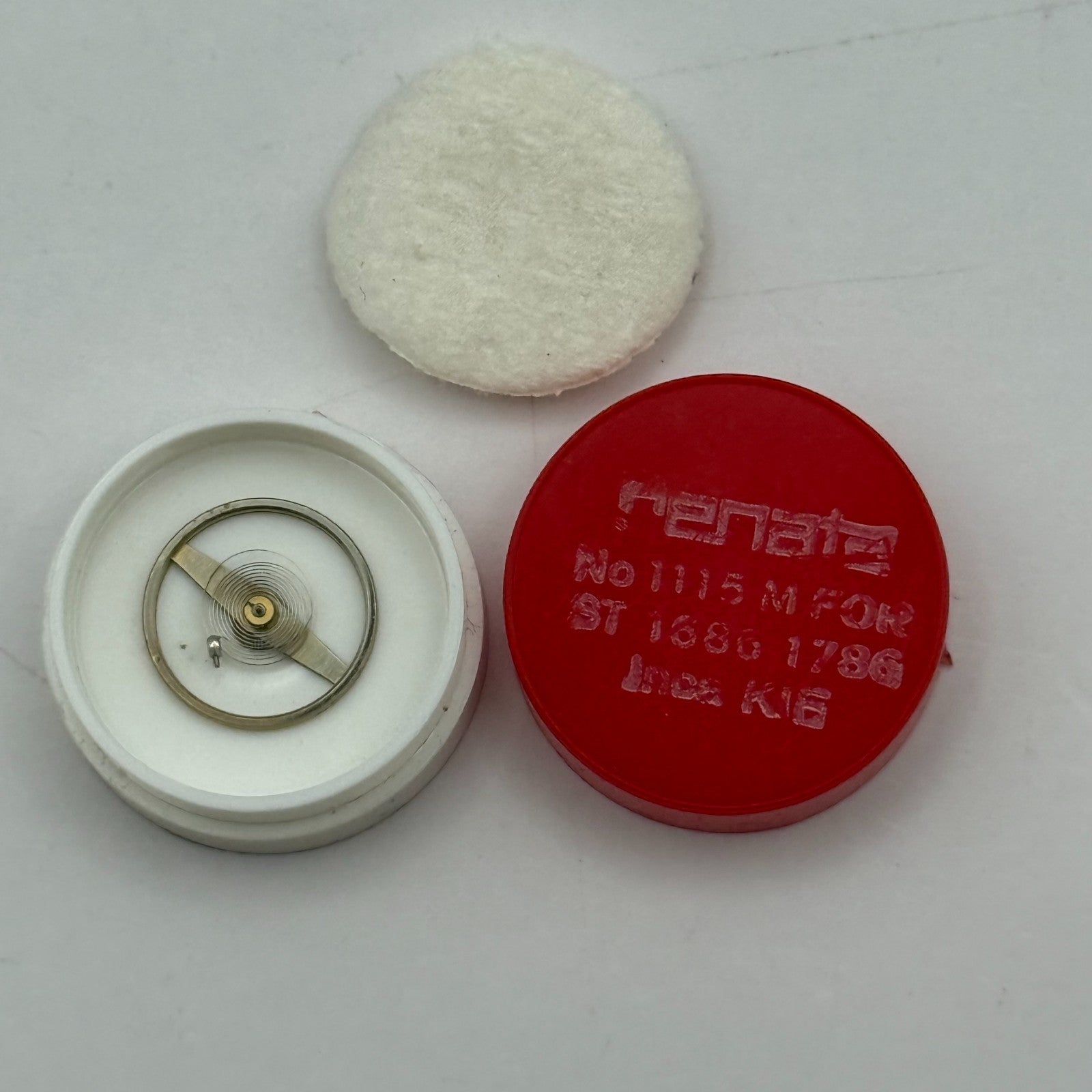 ST 1686 1786 Balance Wheel Complete And Spring 1115 M Watch Movement Parts