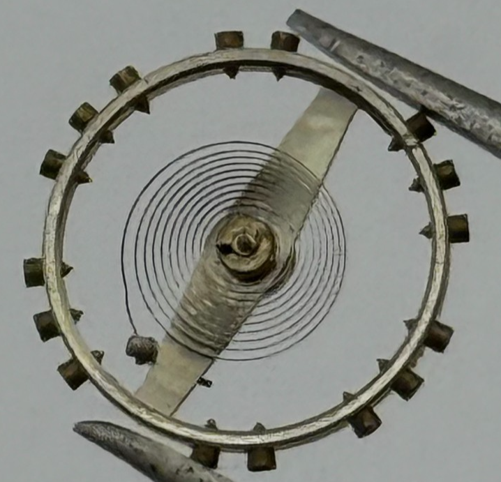 AS 984 Balance Wheel Complete And Spring 10 1/2''' 30 M Watch Movement Parts NOS