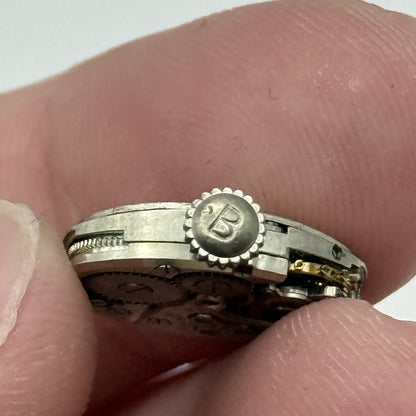 12.9mm Running Vintage Bulova 5AR Manual Wind Watch Movement PARTS REPAIR