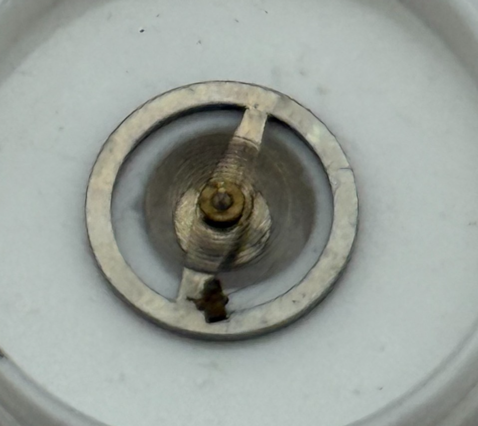 BFG 34 Balance Wheel Complete And Spring  10½’’ PL 59 Watch Movement Parts NOS