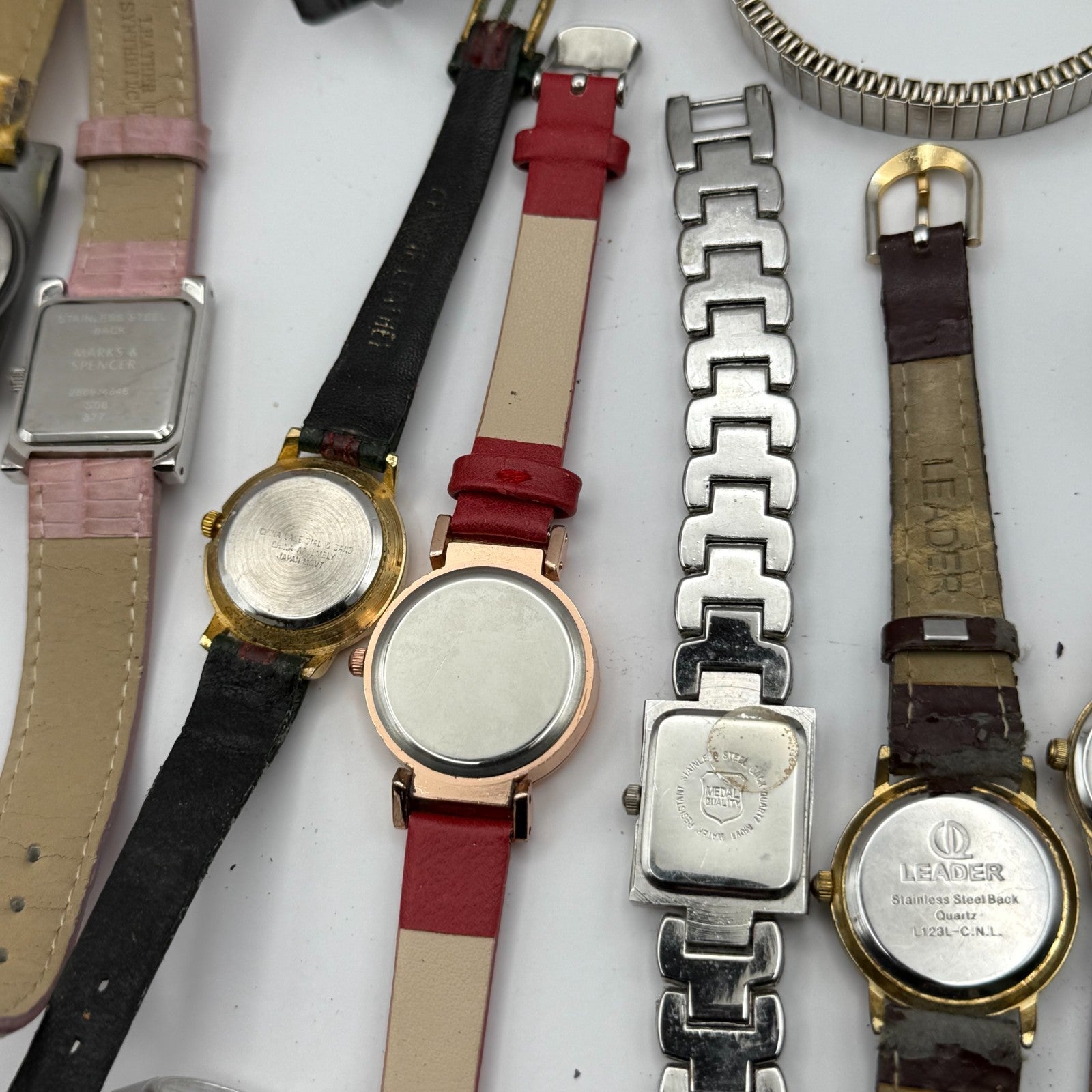 Bundle Of 15 Quartz Watches Job Lot Modern / Vintage Untested Parts / Repair