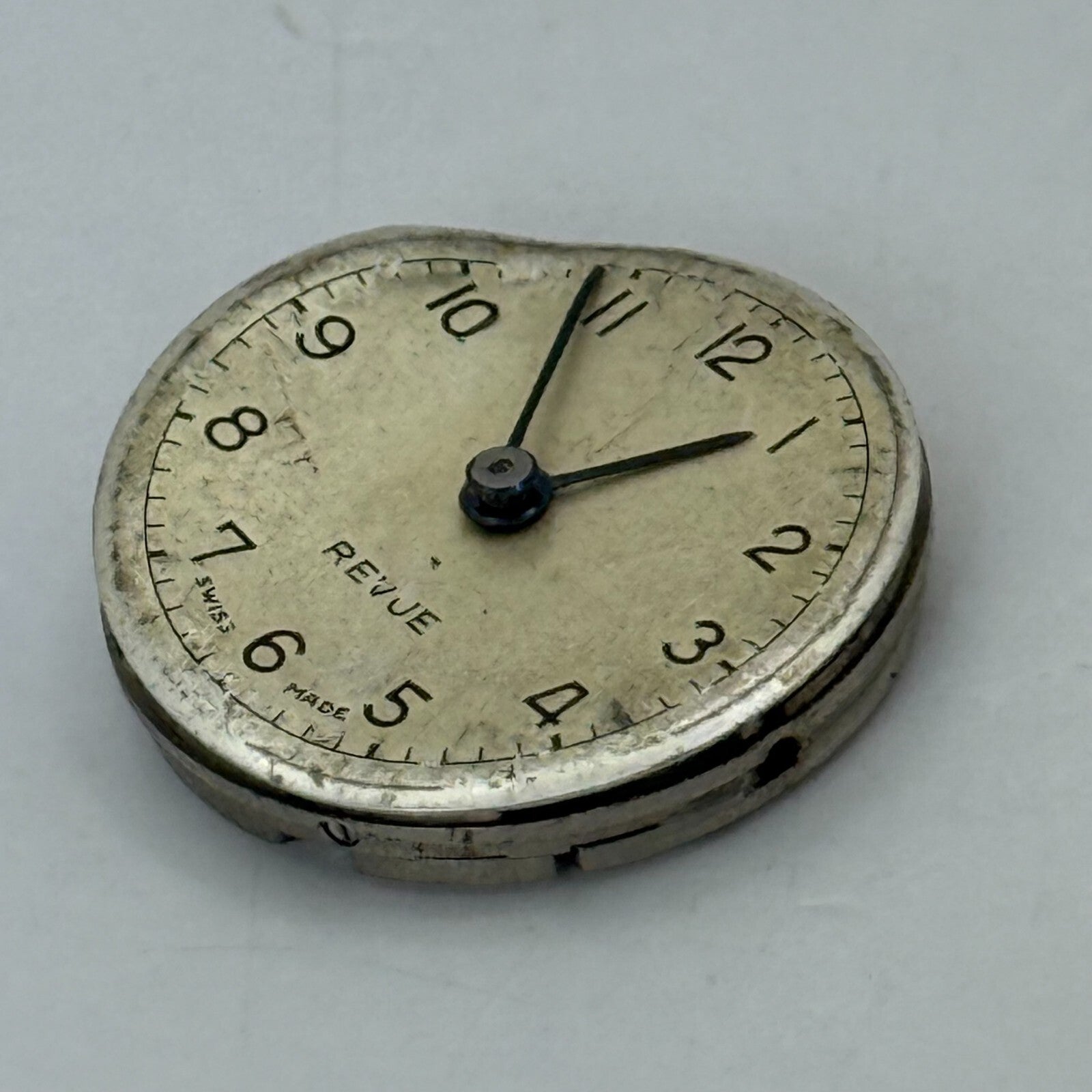 19.7mm Vintage Vertex Revue 78 Swiss Manual Wind Watch Movement PARTS REPAIR