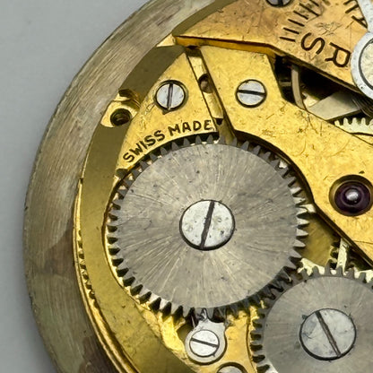 Horus Felsa 391 Watch Movement Manual Wind Vintage Swiss 17 Jewels Parts 26.8mm