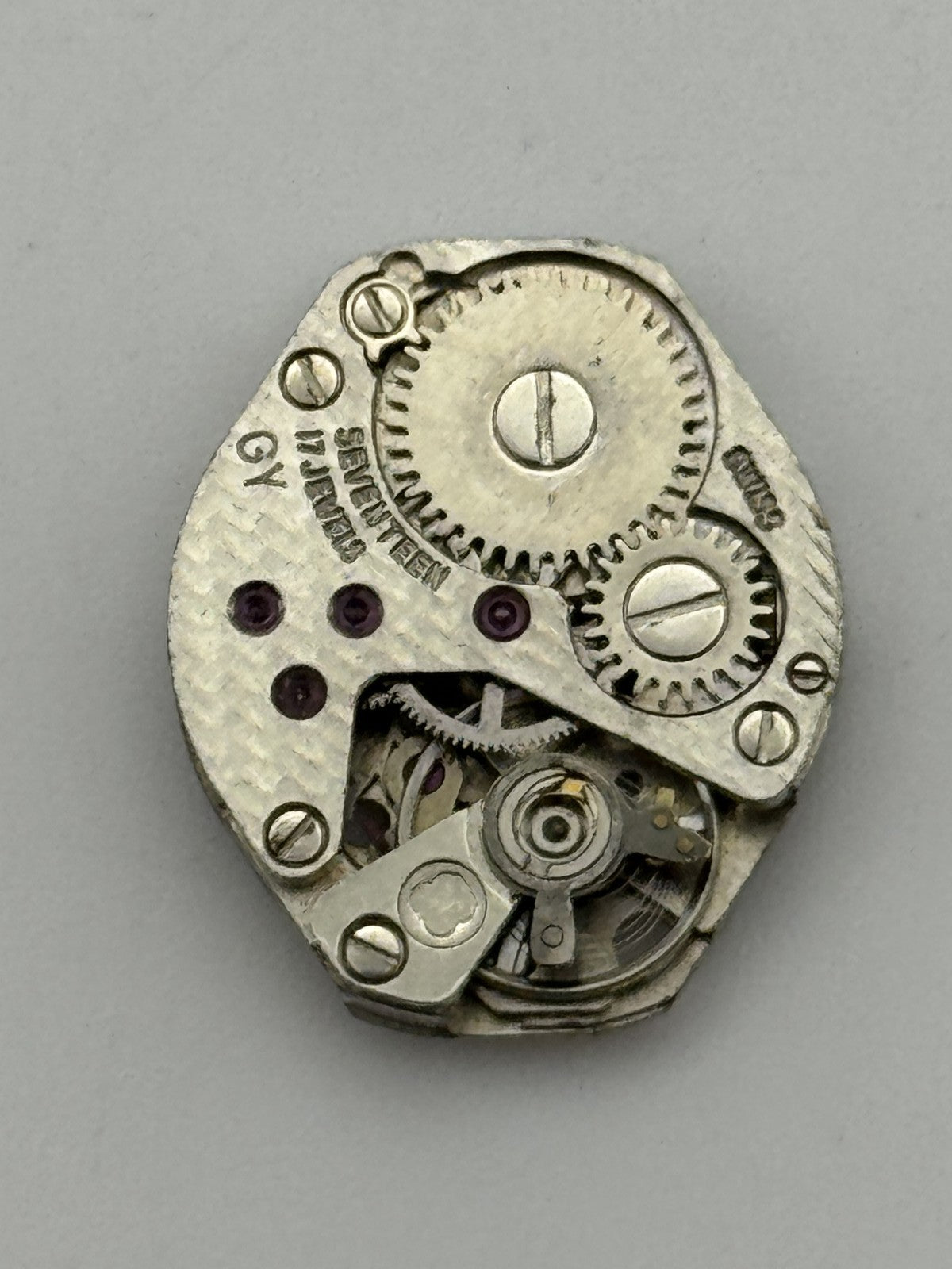 15.2mm Vintage Fhf ST 69-21 Manual Wind Swiss Watch Movement PARTS REPAIR