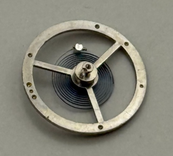 EB 1553 Balance Wheel Complete And Spring  Renata 466 Watch Movement Parts NOS 