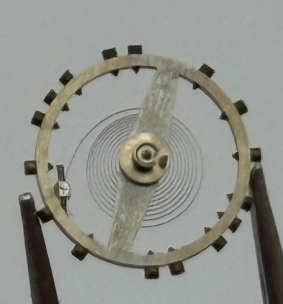 AS 1240 Balance Wheel Complete And Spring 8 3/4''' 49 M Watch Movement Parts NOS