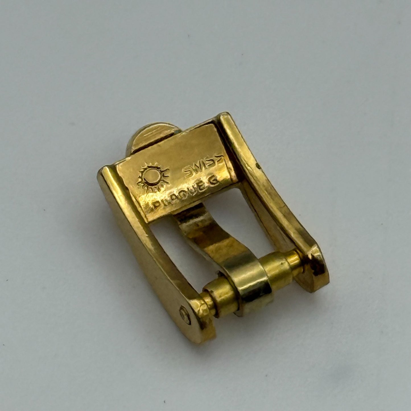 7mm Vintage Omega Watch Buckle Original Swiss Plaque G Gold Plated PARTS REPAIR