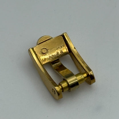 7mm Vintage Omega Watch Buckle Original Swiss Plaque G Gold Plated PARTS REPAIR