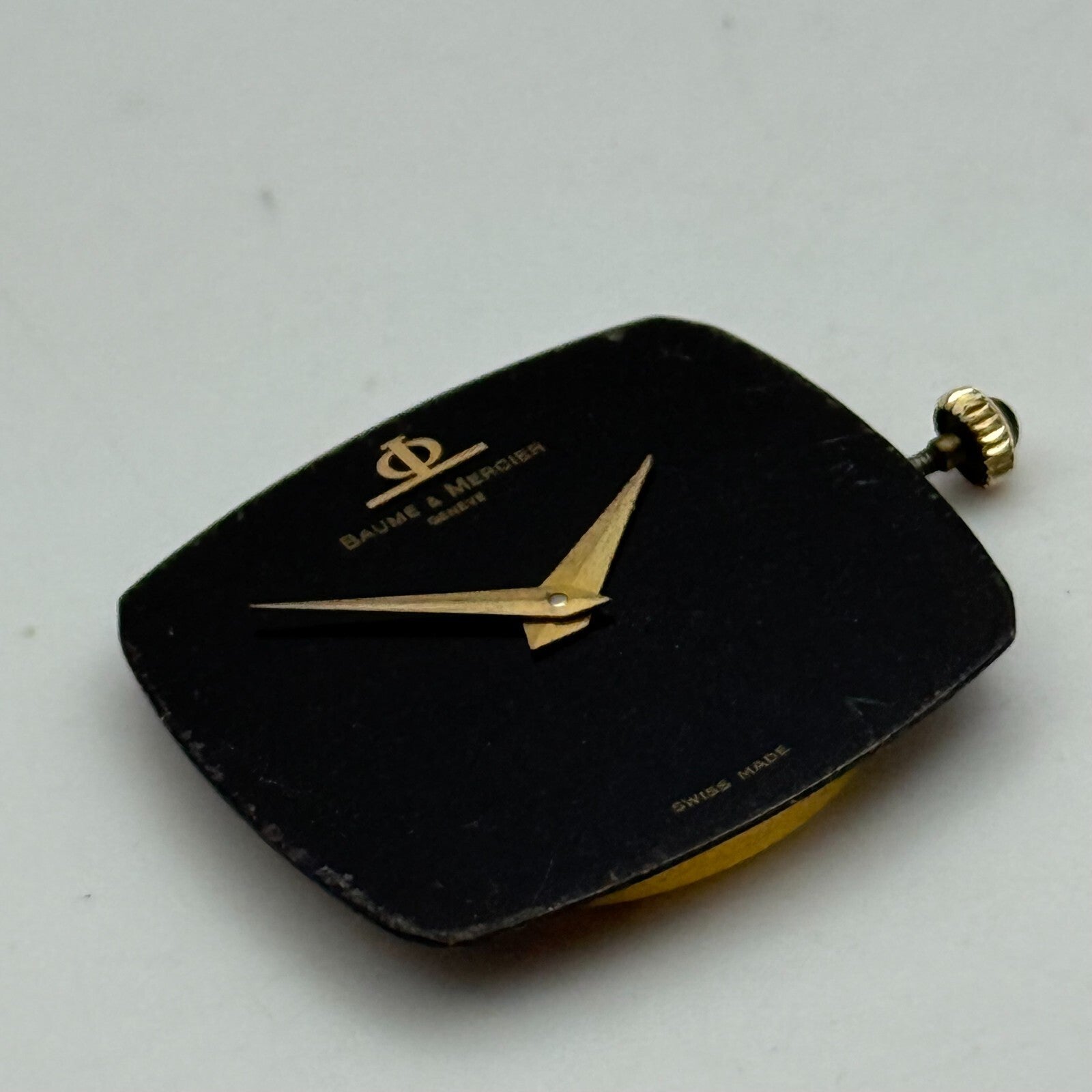 23.6mm Running Vintage Baume & Mercier 1050 Manual Wind Watch Movement PARTS