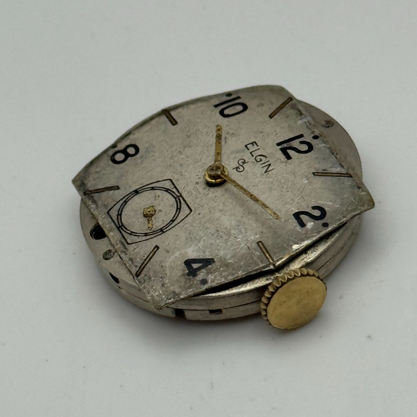 1942 Vintage 8/0s Elgin 554 Model 7 American Watch Movement PARTS REPAIR SPARES