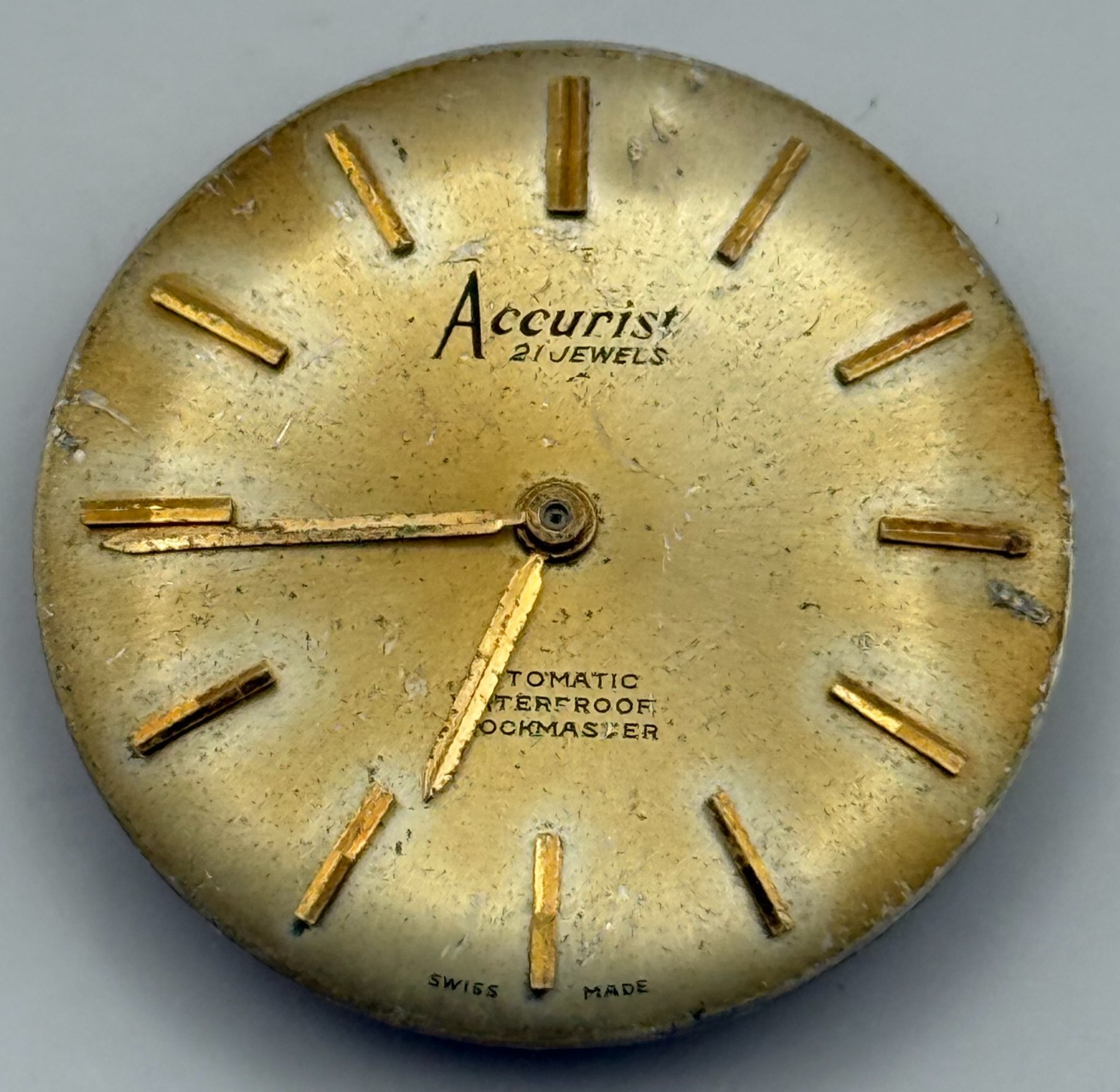 ETA 2451 Watch Movement Automatic  Accurist Shock Master Vintage Parts 28.5mm