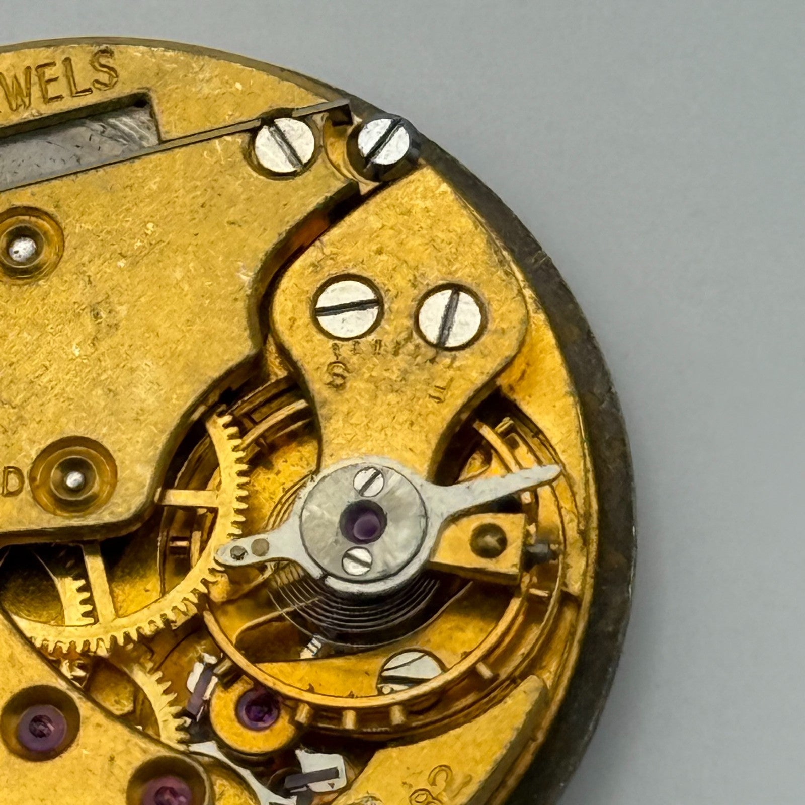 Smiths De Luxe 15 Jewels C268882 Watch Movement Manual Wind Vintage Parts 26.9mm