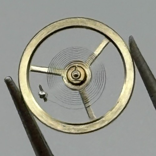 EB 1297 1469 Balance Wheel Complete And Spring 117 Watch Movement Parts NOS