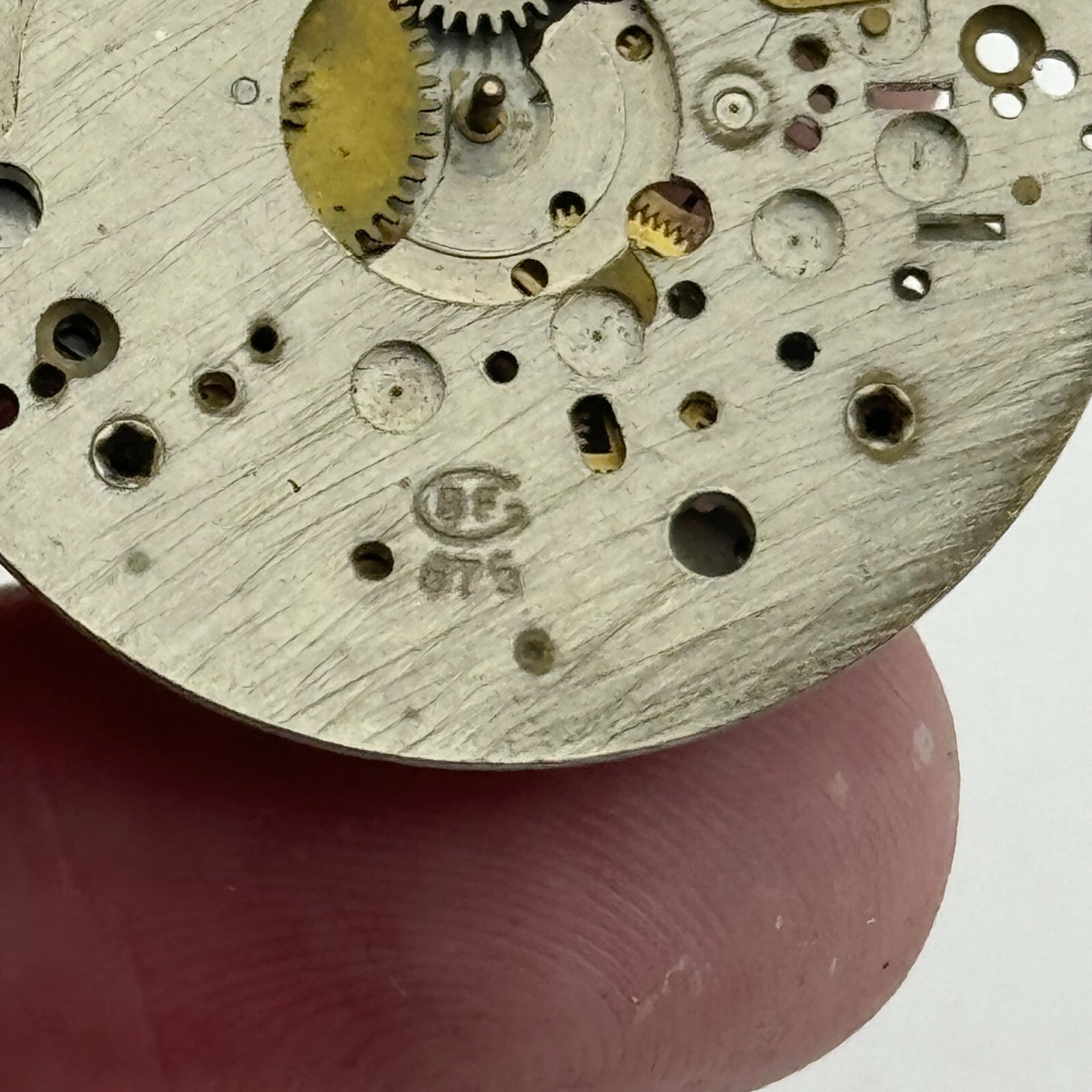 31mm Mens BFG 875 Swiss Manual Wind 1 Jewel Watch Movement PARTS REPAIR SPARES