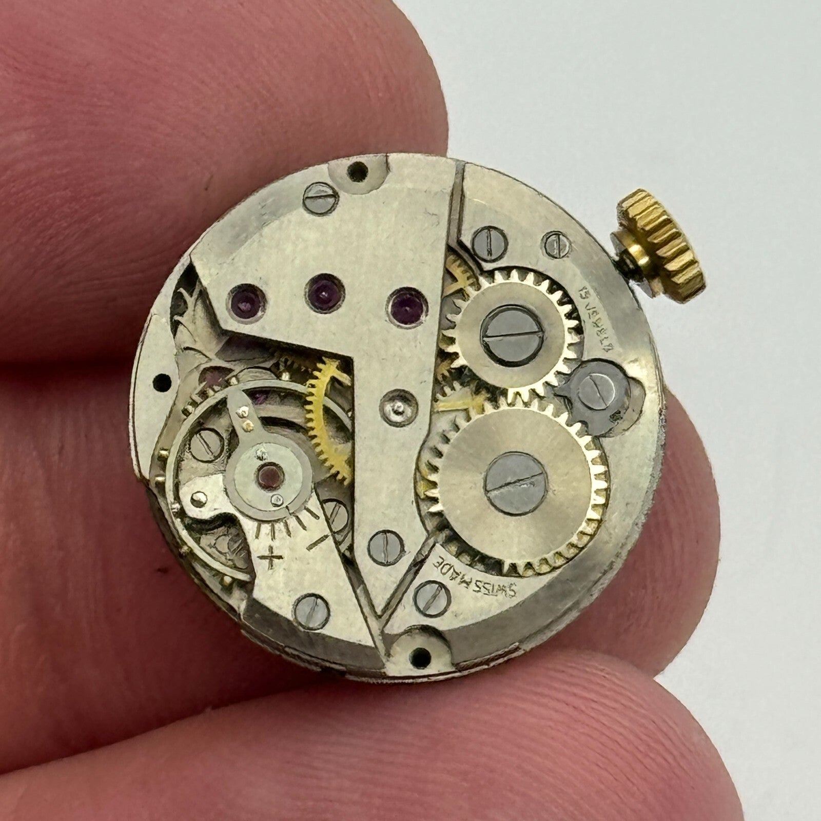 19.7mm Running Verity ETA 980 Sub Seconds Manual Wind Swiss Watch Movement PARTS