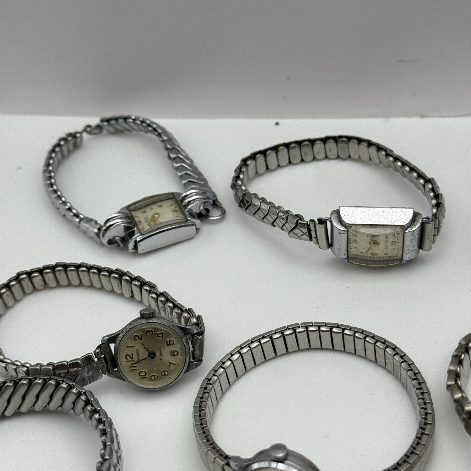 Bundle Of Ladies Vintage Manual Wind Wristwatches Joblot PARTS REPAIR SPARES