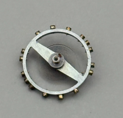 FHF 30 Balance Wheel Complete And Spring 10½’’’ 199 Watch Movement Parts NOS