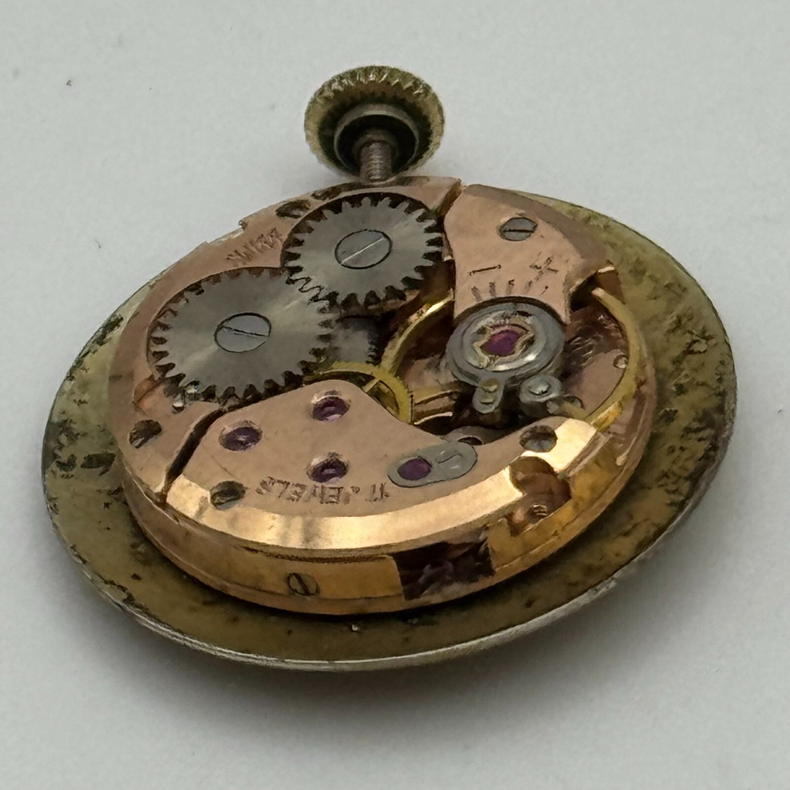 19.7mm Running Waltham ETA 2412 Ladies Manual Wind Swiss Watch Movement PARTS
