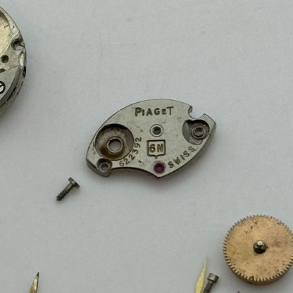 13.5mm Ladies Piaget 6N Backwind 17 Jewels Vintage Watch Movement PARTS SPARES