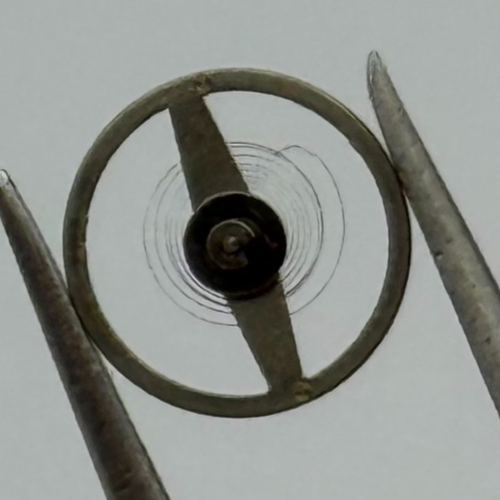 Ebosa 86 Balance Wheel Complete And Spring Conical Piva 1652 Watch Movement Part