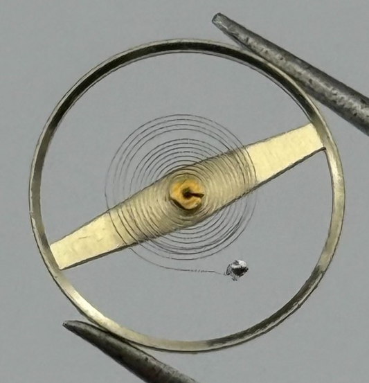 ST 96 Balance Wheel Complete And Spring 11 1/2''' 1268 M Watch Movement Parts