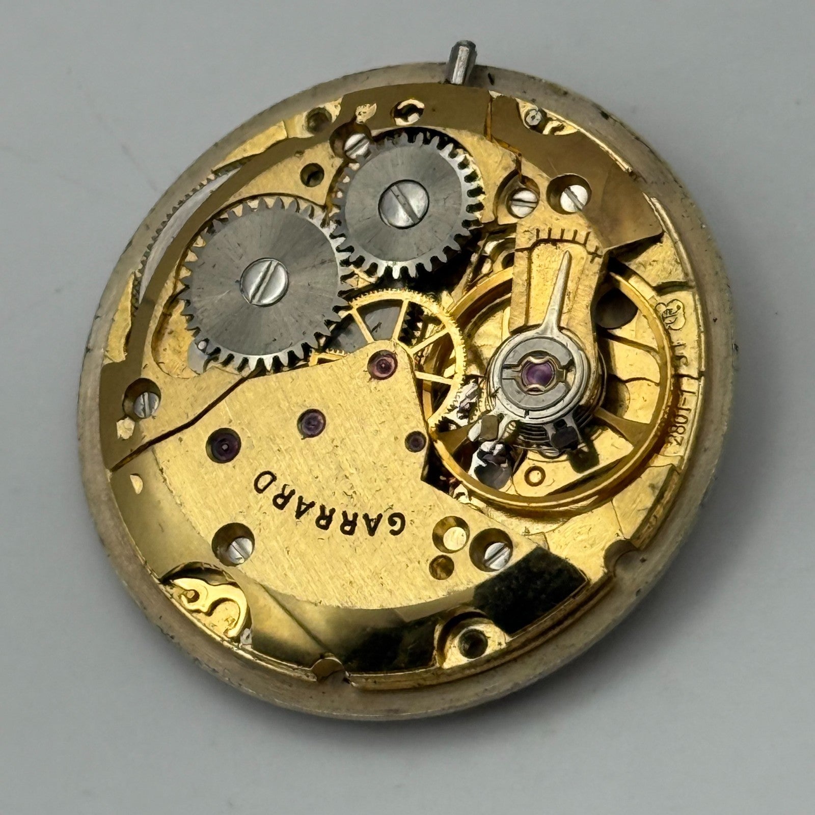 ETA 2801-1 Watch Movement Garrard Manual Wind Vintage Swiss Parts Repair Spares
