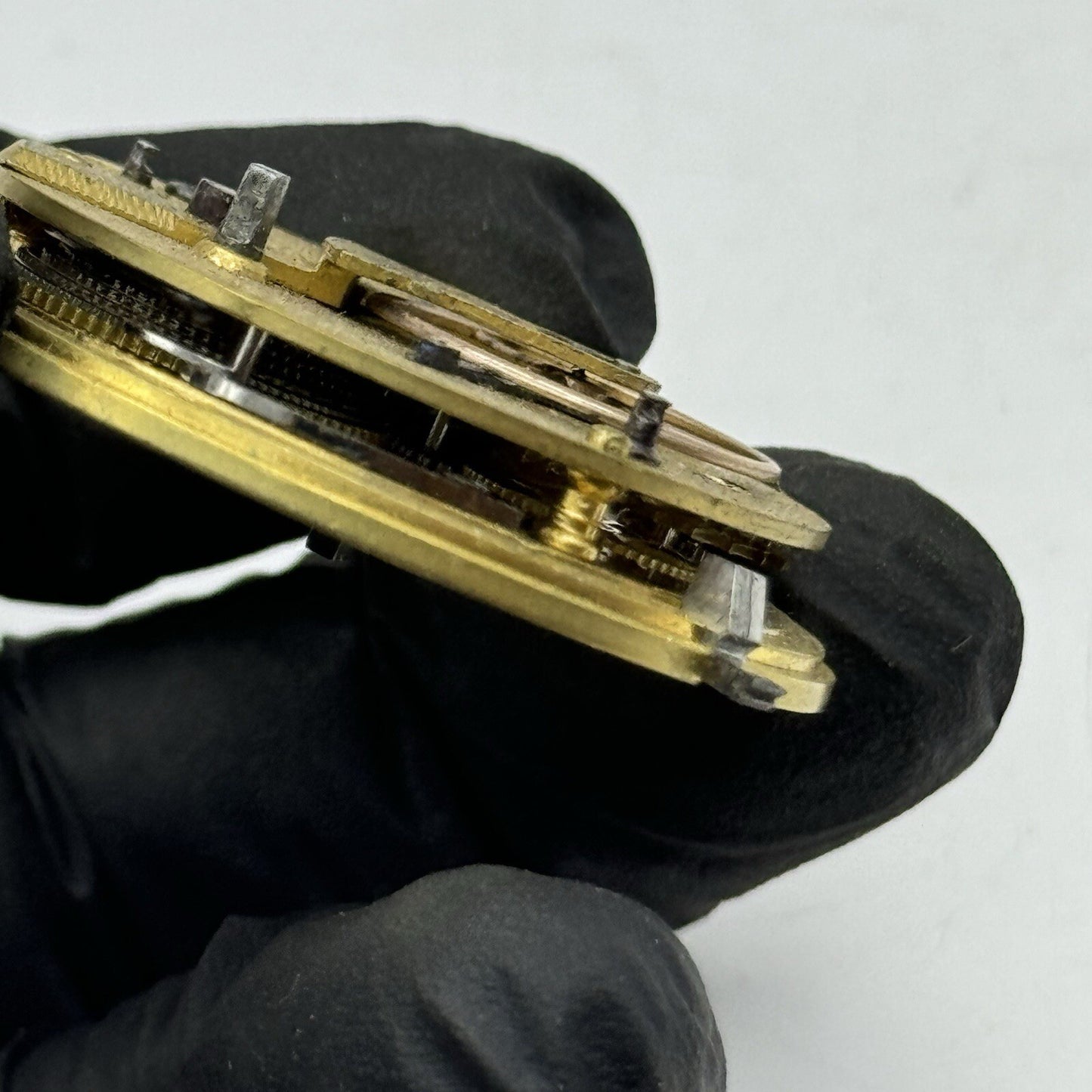 41.7mm J Medcalf Malden Road Antique Fusee Pocket Watch Movement FOR PARTS