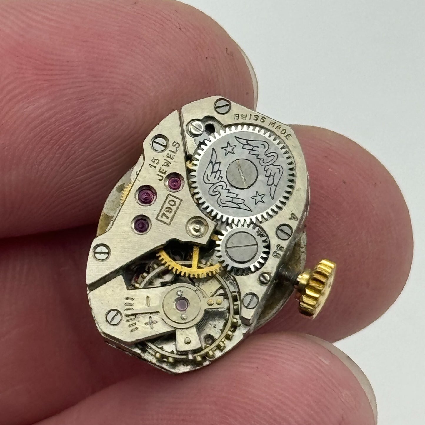12.6mm Running Rotary AS 1051 A Schild Manual Wind Swiss Watch Movement PARTS